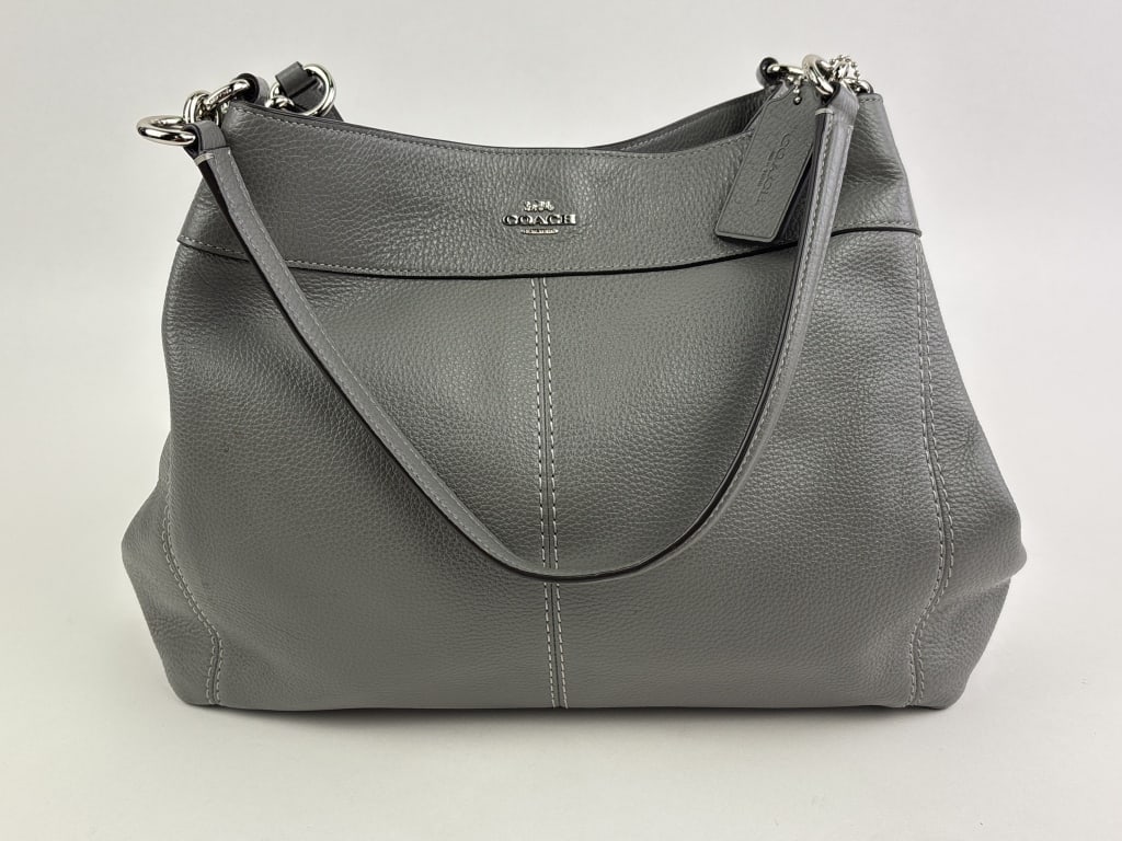 Coach Lexy Gray Shoulder Bag (1 of 10)