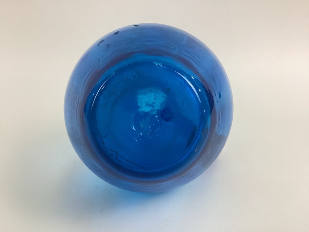 Blue Blenko MCM Pitcher - 7