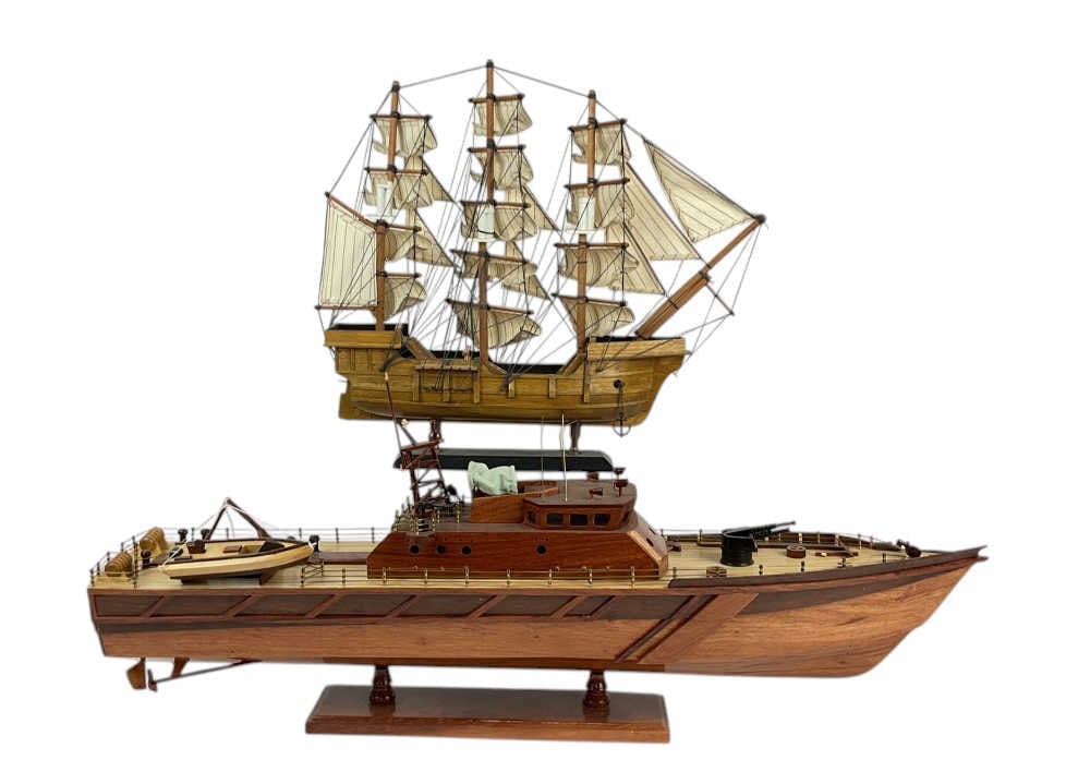 (2) Wooden Ship Models (1 of 6)
