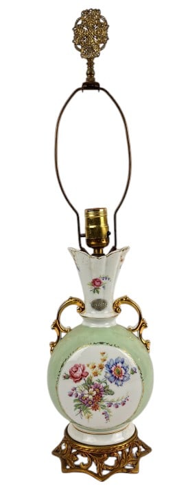 Limoges Lamp: Made in France 24" to Finneal