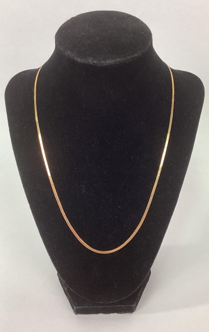 18K Gold Necklace - Malta: 18K Gold Necklace - Malta, 3.04g