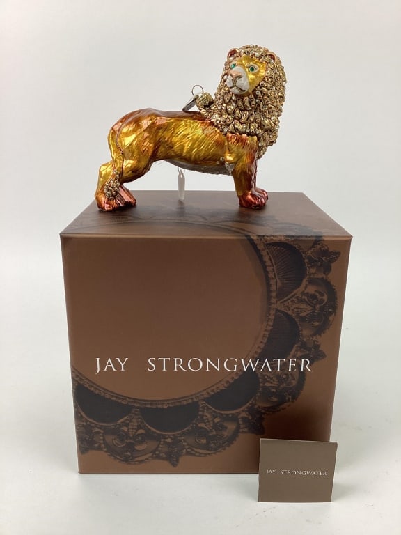 Jay Strongwater Lion Ornament (1 of 8)