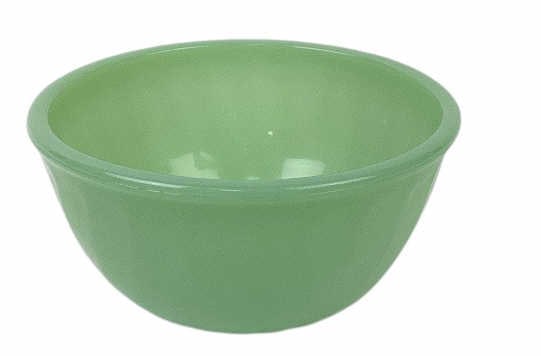 Rare Small Fire King Jadeite Swirl Mixing Bowl: Rare Small Fire Kind Jadeite Swirl Mixing Bowl. 2.5" tall x 5" diameter.