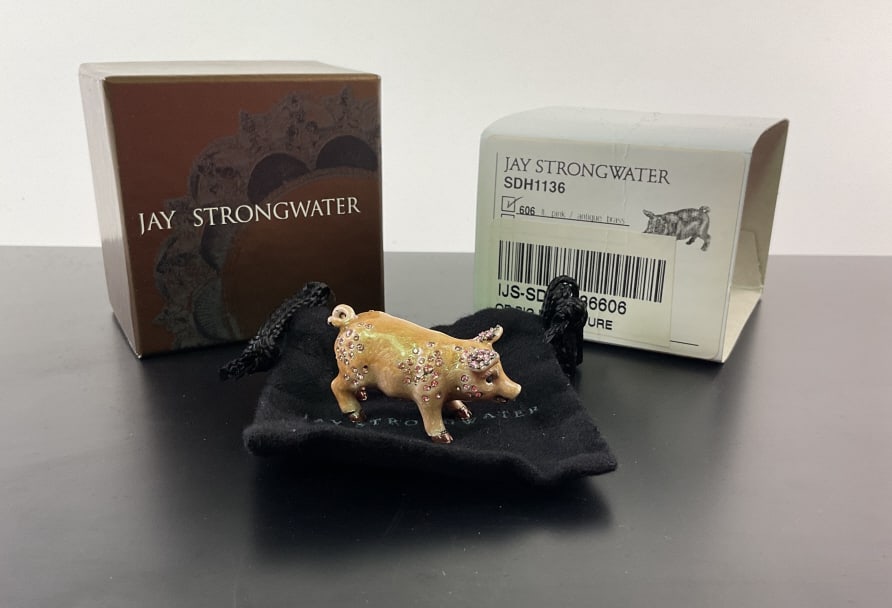 Jay Strongwater Mini Pig Figurine (1 of 11)