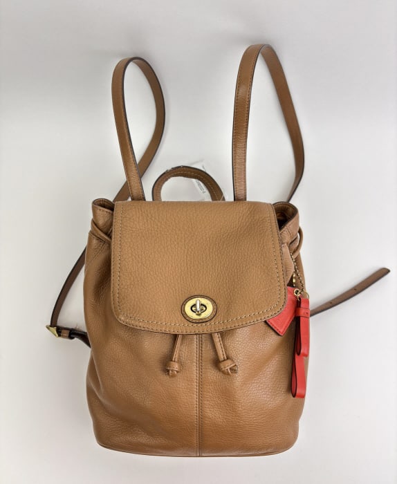 Coach Park Tan Backpack (1 of 7)