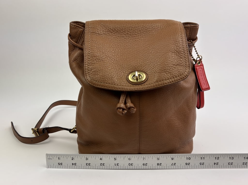 Coach Park Tan Backpack - 2