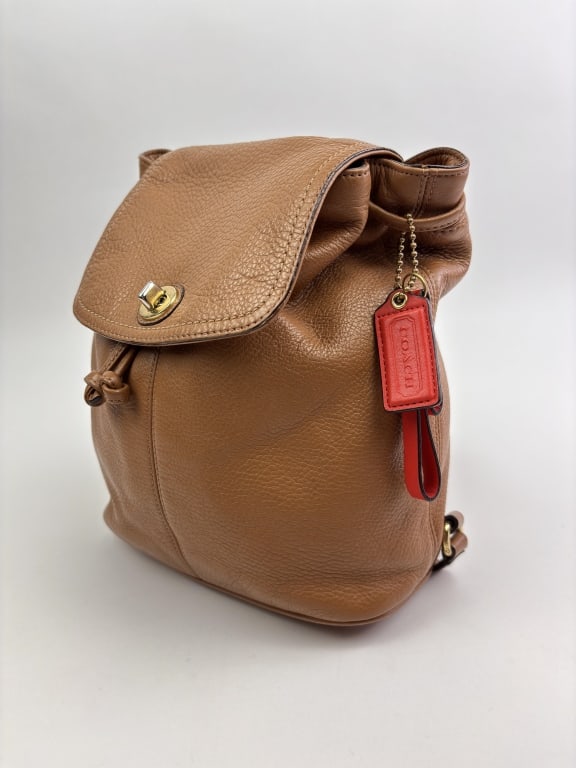 Coach Park Tan Backpack - 4