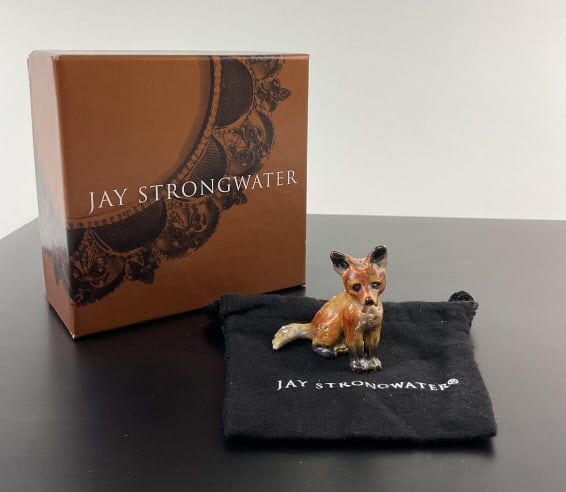 Jay Strongwater Mini Fox Figurine (1 of 14)