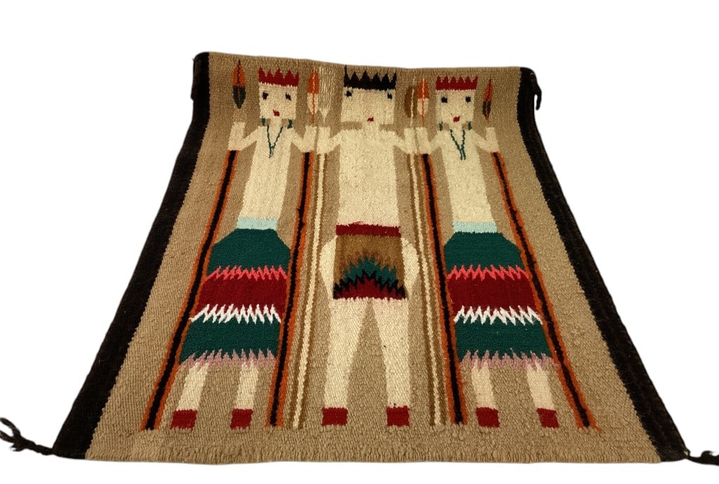 Navajo Yeibichai Wool Weaving (1 of 5)
