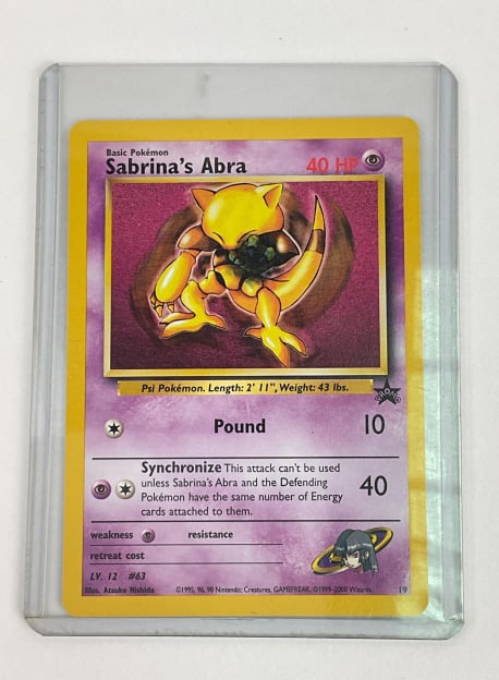 Pokemon Sabrina's Abra Black Star Promo: Pokemon Sabrina's Abra Black Star Promo (19)