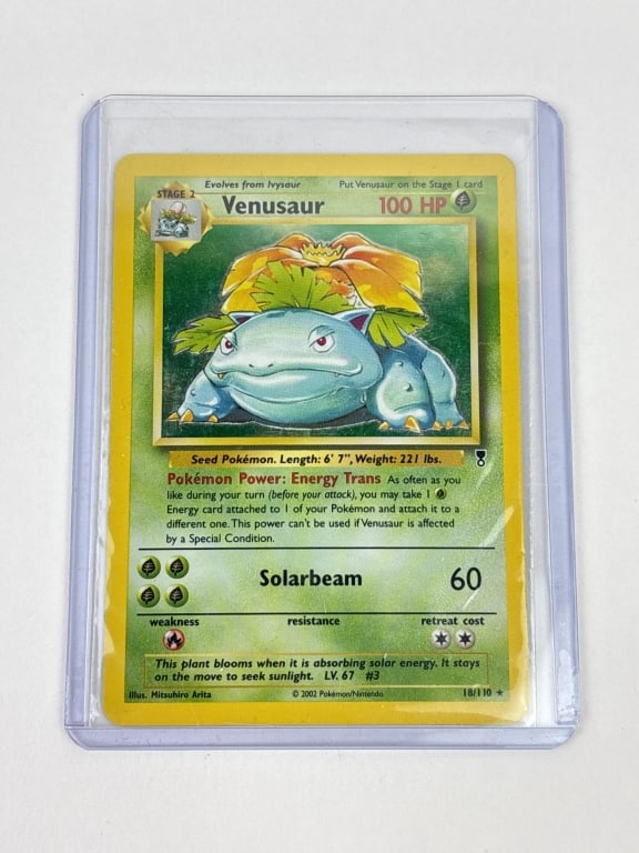 Venusaur Holo Classic Pokemon Card: Venusaur Holo Classic Pokemon Card- unplayed. In a sleeve