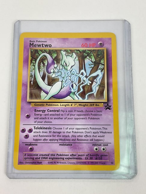 Pokemon Nintendo Mewtwo, Black Star Promo 2000 (1 of 2)