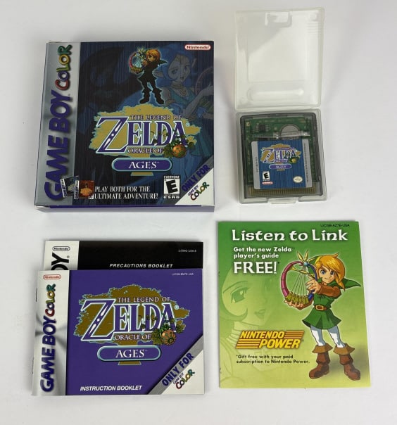 Legend of Zelda: Oracle of Aces Nintendo Game Boy Color: Legend of Zelda: Oracle of Aces Nintendo Game Boy Color 2001, includes cartridge, instruction booklets and original box