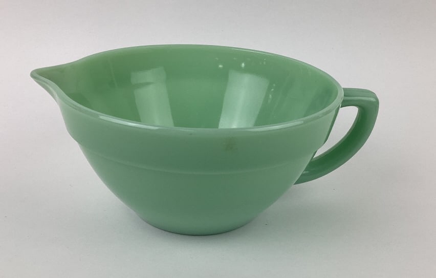 Fire King Jadeite Batter Bowl: Fire King Jadeite Batter Bowl approx. 4.75" tall and has a diameter of approx. 8"
