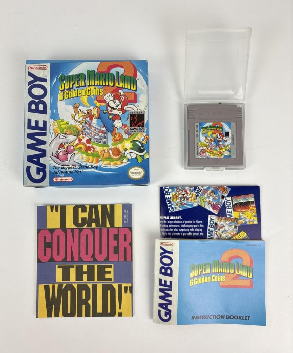 Super Mario Land, Game Boy: Super Mario Land, Game Boy, includes game cartridge, instruction booklet and original box
