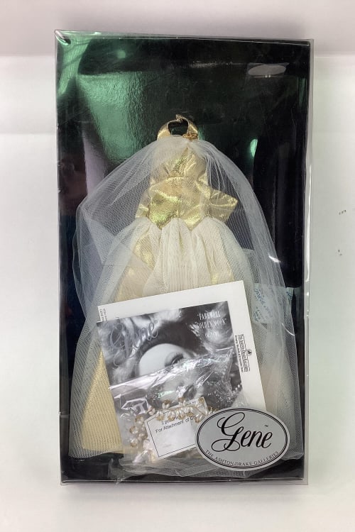 Farewell Golden Moon, Gene Collection: Farewell Golden Moon, Gene Collection, Ashton Drake Galleries doll costume and accessories, with COA