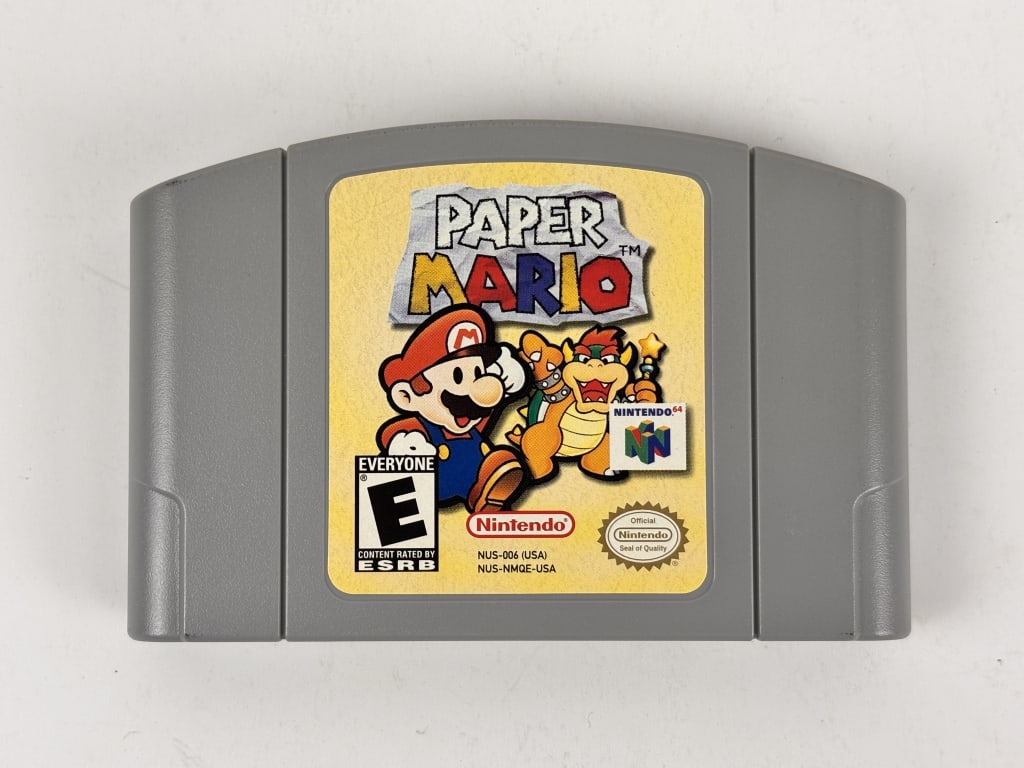 Paper Mario Nintendo 64 game: Paper Mario Nintendo 64 game, includes game cartridge ONLY