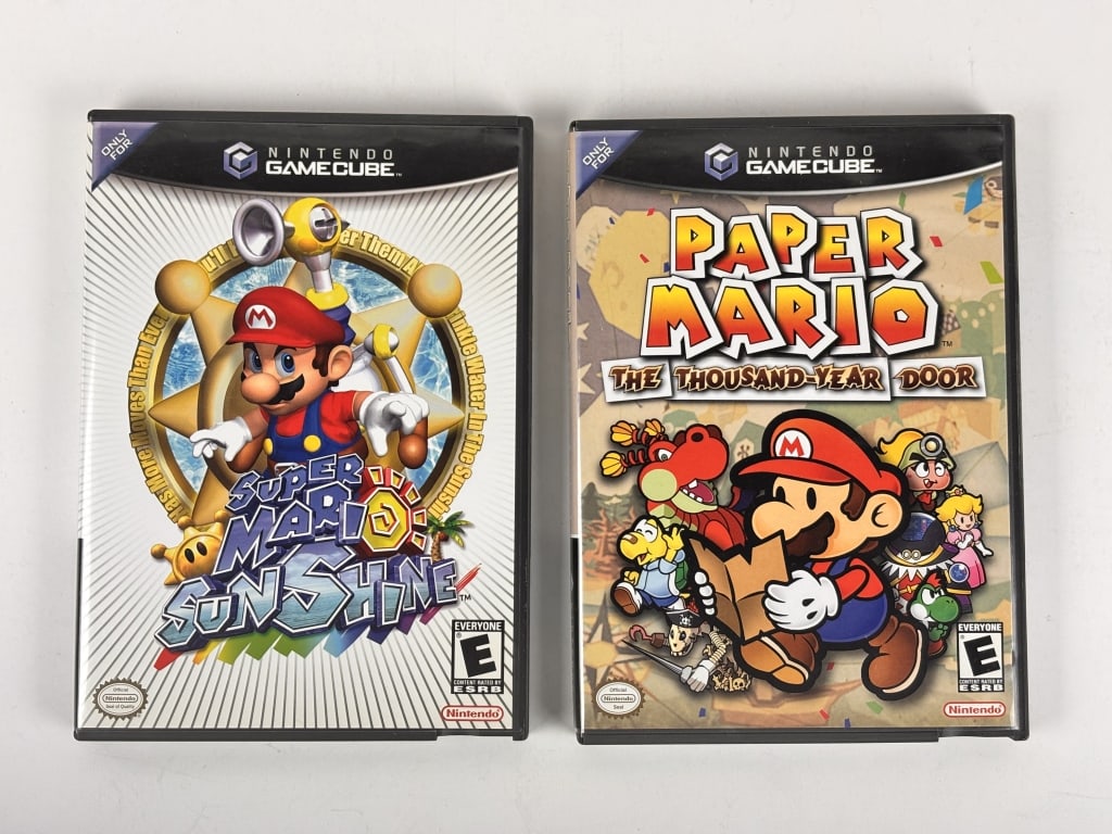 Super Mario Sunshine and Paper Mario, Nintendo GameCube (1 of 4)