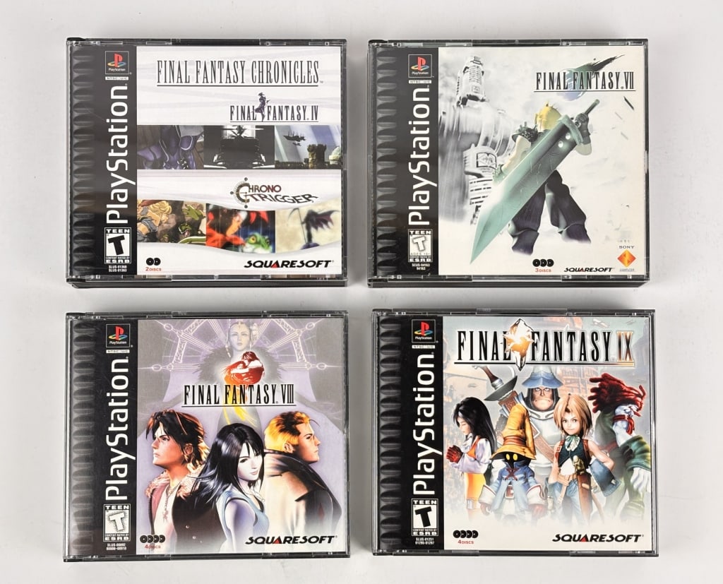 (4) PlayStation Final Fantasy Games (1 of 10)