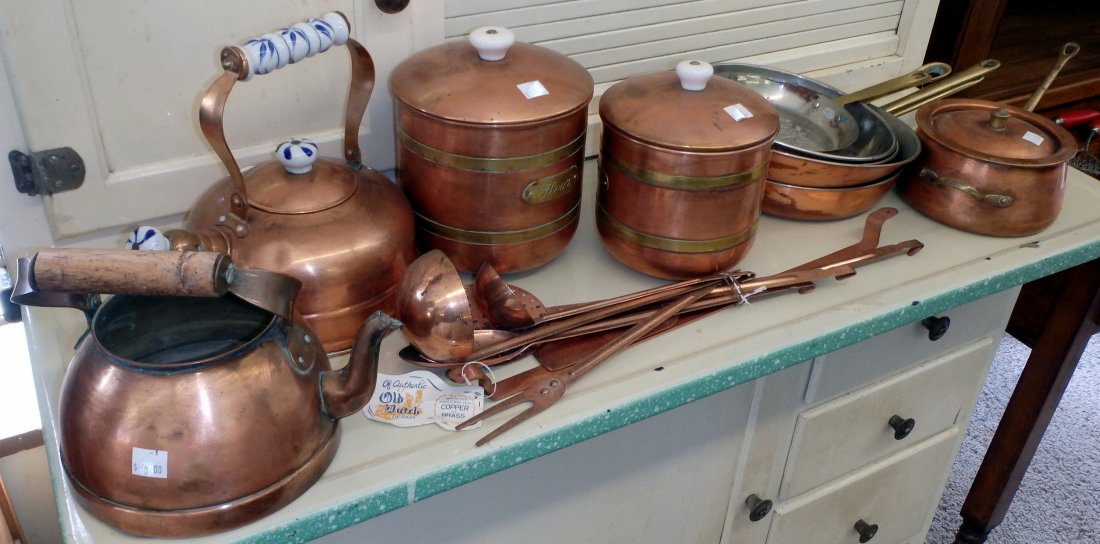 Lot of Copper Kitchenwares (1 of 9)