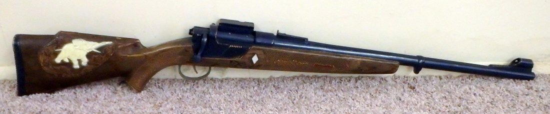 Topper Johnny Eagle Bolt Action Toy Rifle Cap Gun: Good condition overall, some wear from use