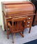 Child's Vintage Roll Top Desk with Adjustable Height