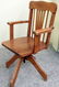 Child's Vintage Roll Top Desk with Adjustable Height - 3