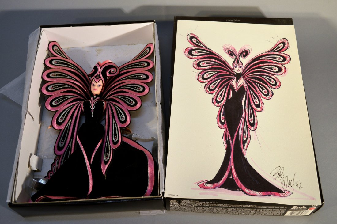Bob Mackie Le Papillon: With fashion sketch.