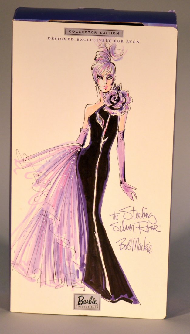 Bob Mackie Sterling Silver Rose Barbie (1 of 1)