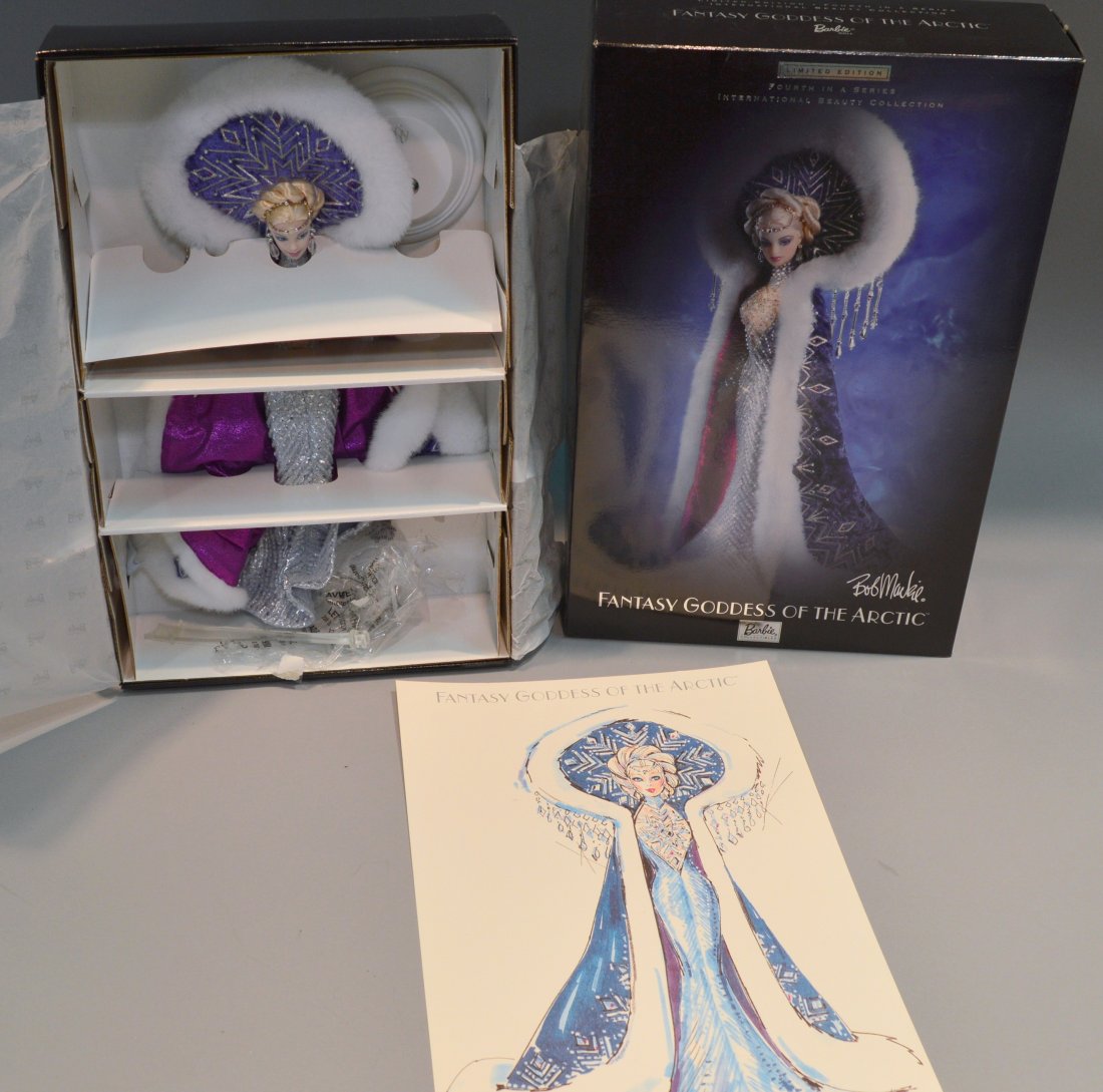 Bob Mackie Fantasy Goddess of the Arctic: With fashion art sketch.