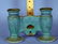 Roseville Carnelian Double Bud Gate Vase