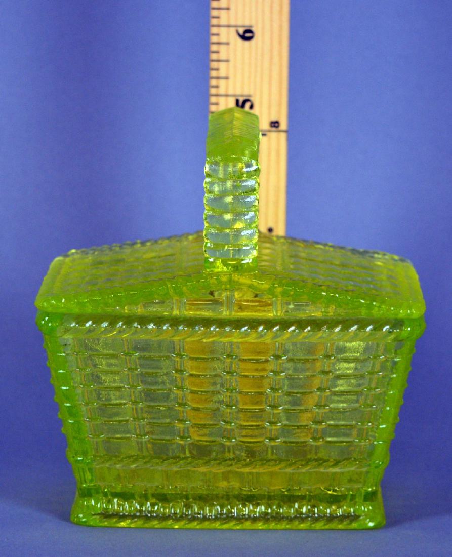 Vaseline Covered Picnic Basket: Vaseline Covered Picnic Basket
