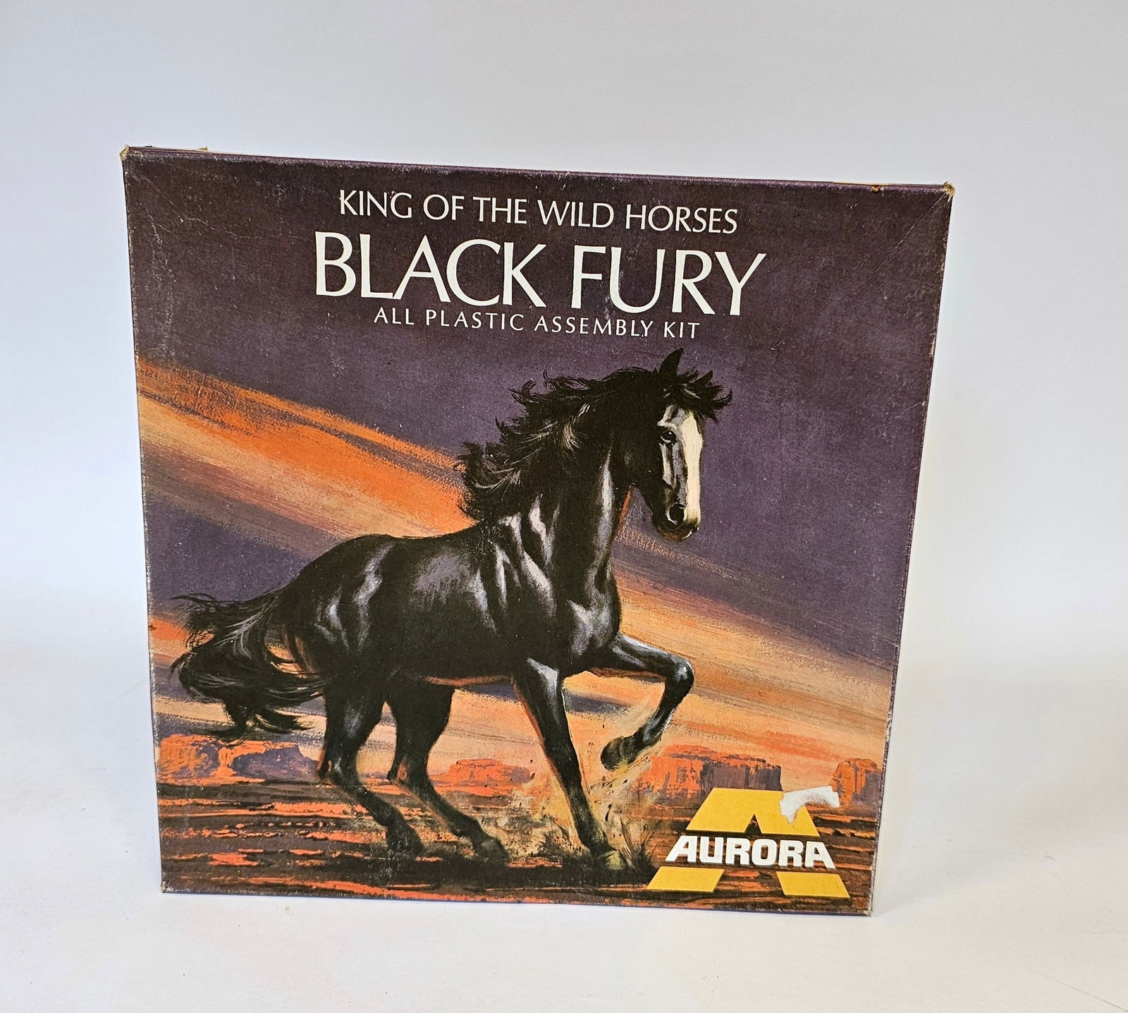 Aurora 'Black Fury' King of the Wild Horses plastic assembly kit, No.400-150 boxed (1 of 3)