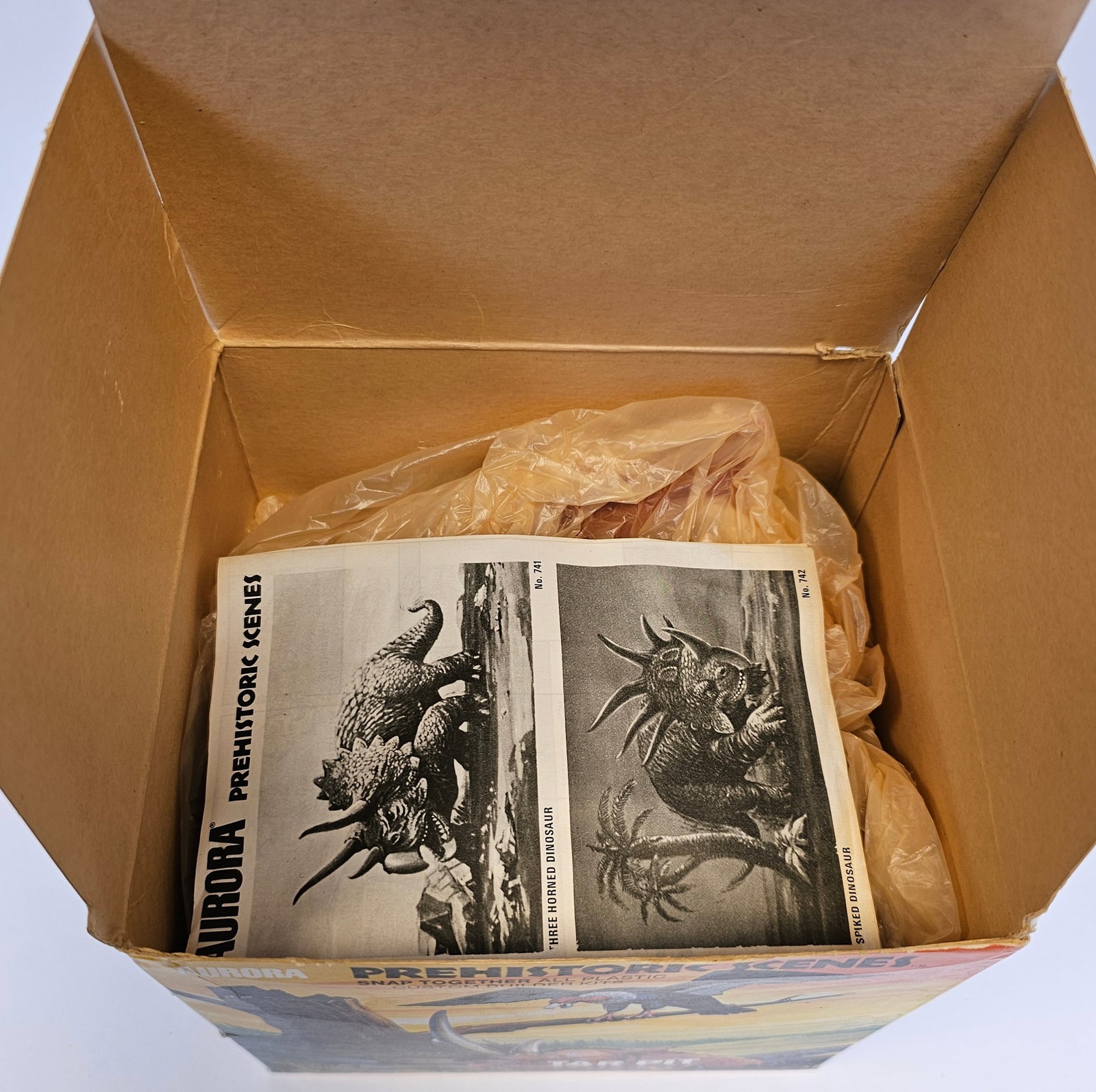 Three boxed Aurora Prehistoric Scenes plastic assembly kits to include 'Neandert - 6