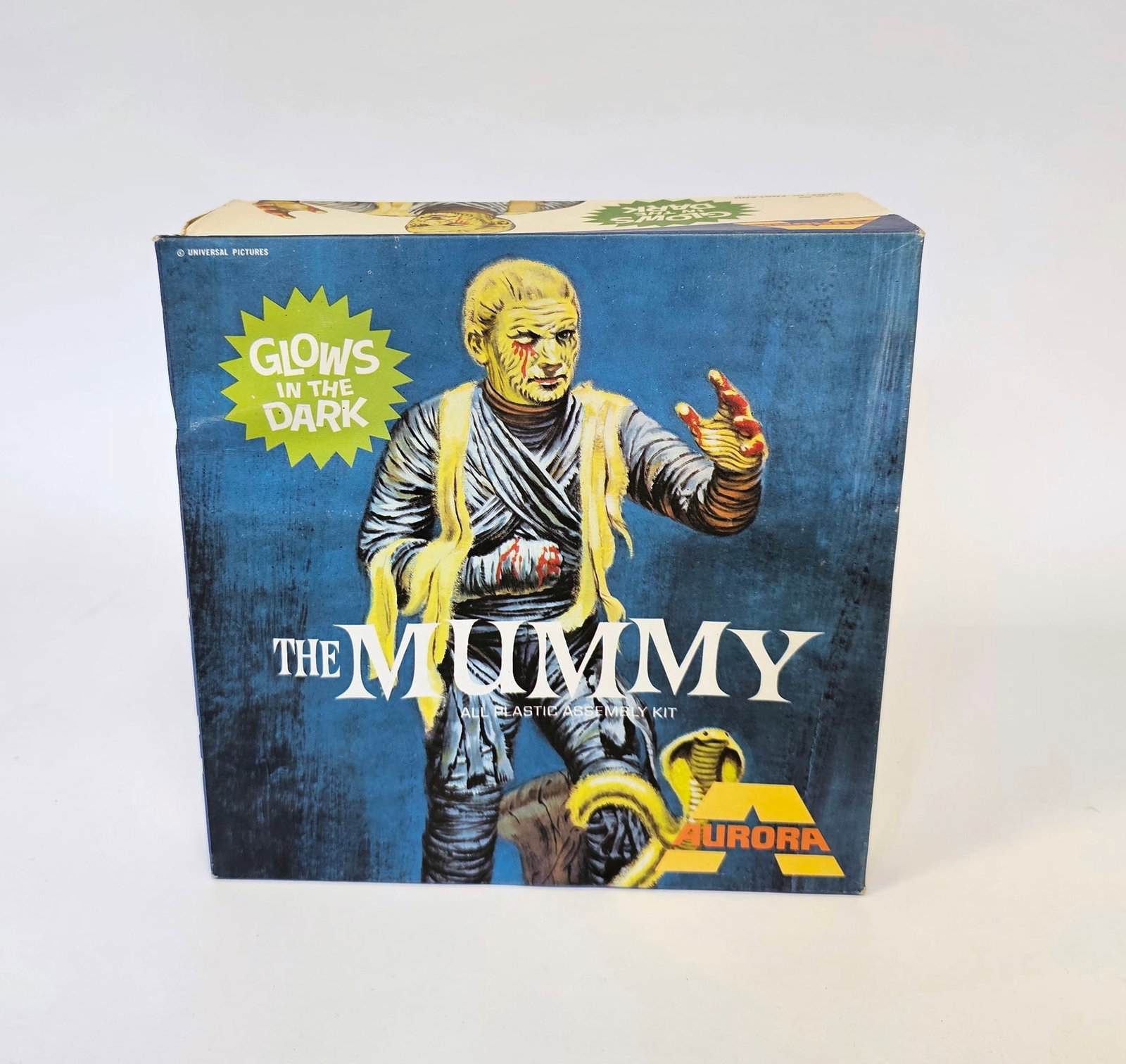 Aurora 'The Mummy' Glow in The Dark plastic assembly kit, No.452 boxed: Aurora 'The Mummy' Glow in The Dark plastic assembly kit, No.452 boxed 