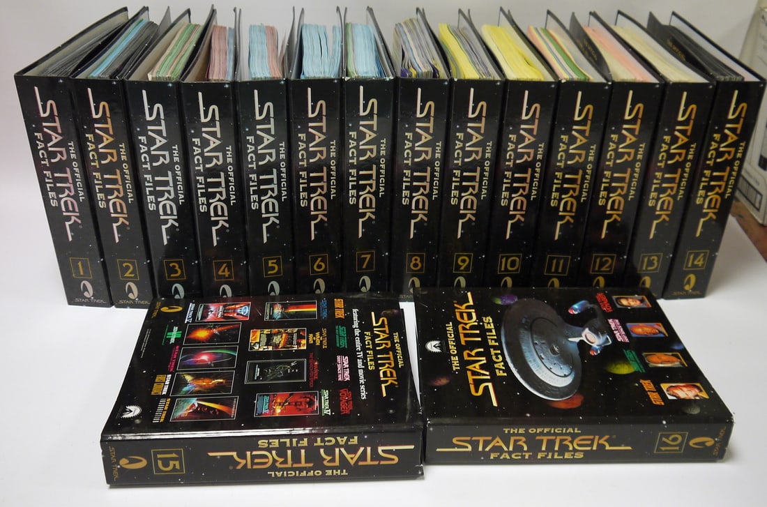 Complete run of Star Trek fact files (1 of 1)