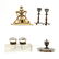 Antique Inkwell Grouping