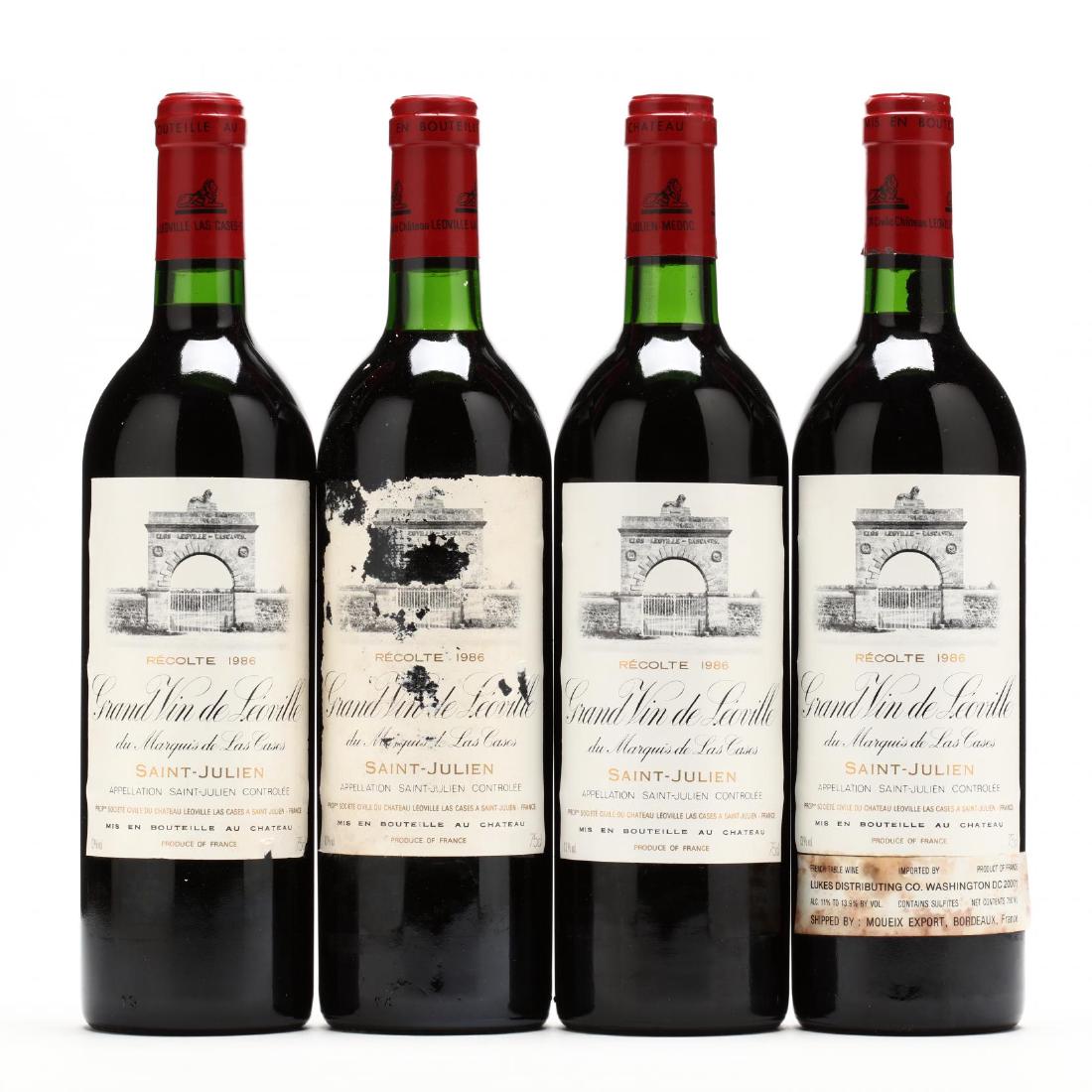 Chateau Leoville Las Cases - Vintage 1986: Vintage 1986, Chateau Leoville Las Cases, St. Julien, 2 into neck, 2bn, 2bsl, 1tal, 1scc (4 750 ml) Additional high-resolution photos are available at LelandLittle.com