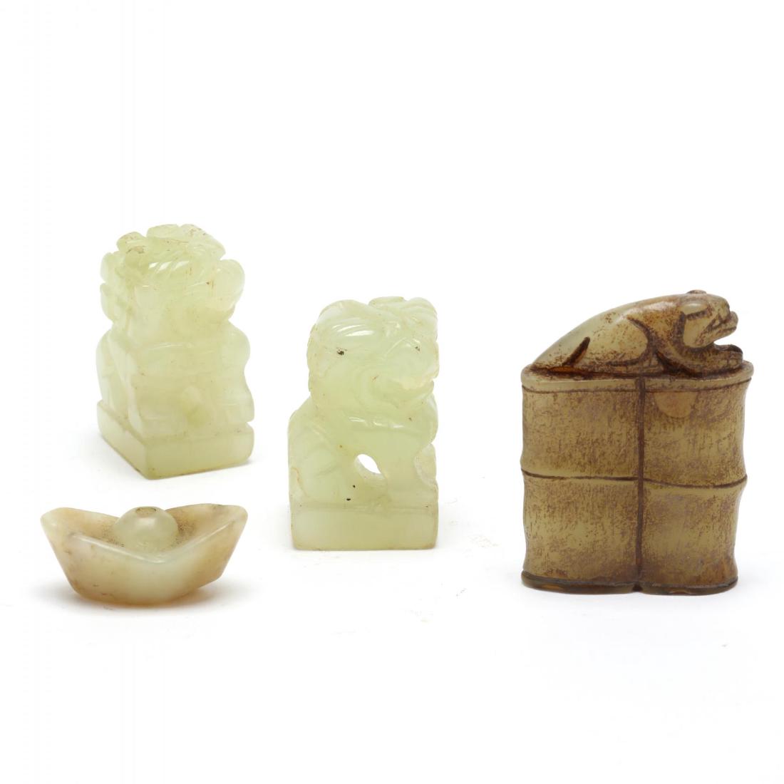 Four Pieces of Carved Jade (1 of 6)