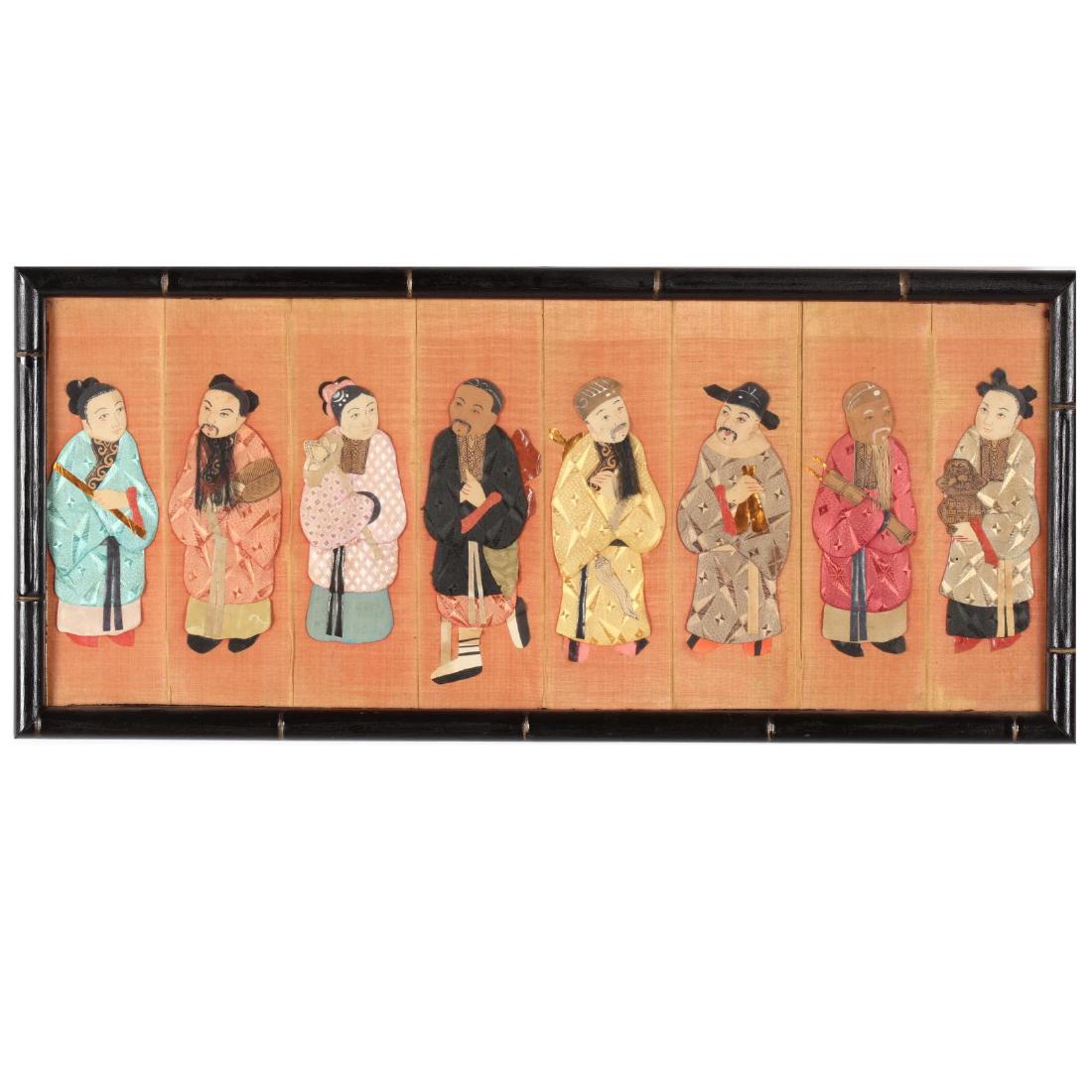 Vintage Asian Textile Picture (1 of 3)