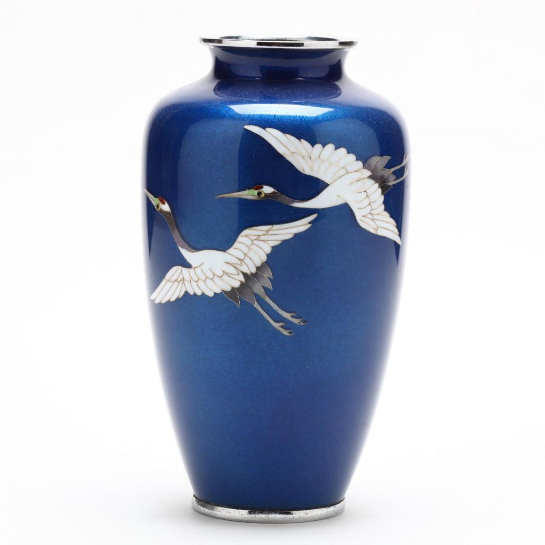 A Japanese Cloisonne Vase (1 of 4)