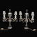 Pair of Vintage Austrian Crystal Table Lamps - 5