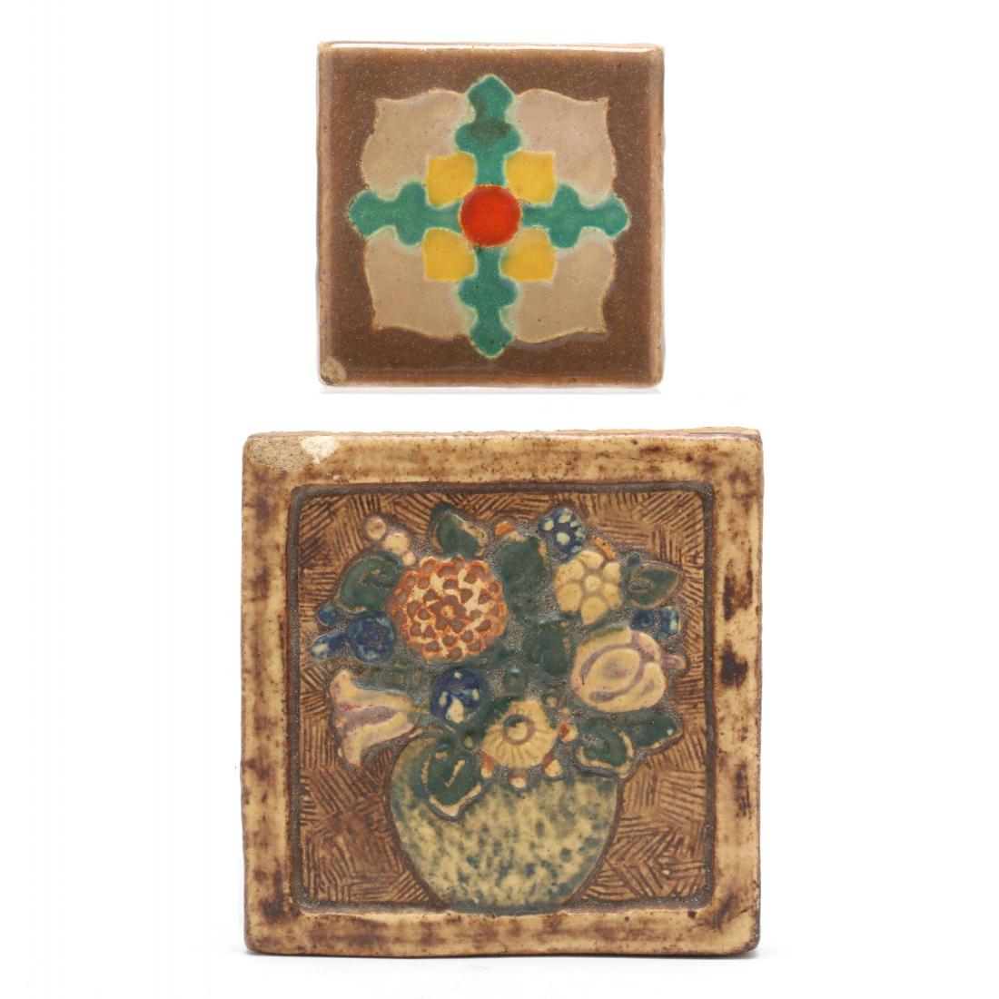 Claycraft, Two Art Pottery Tiles (1 of 4)