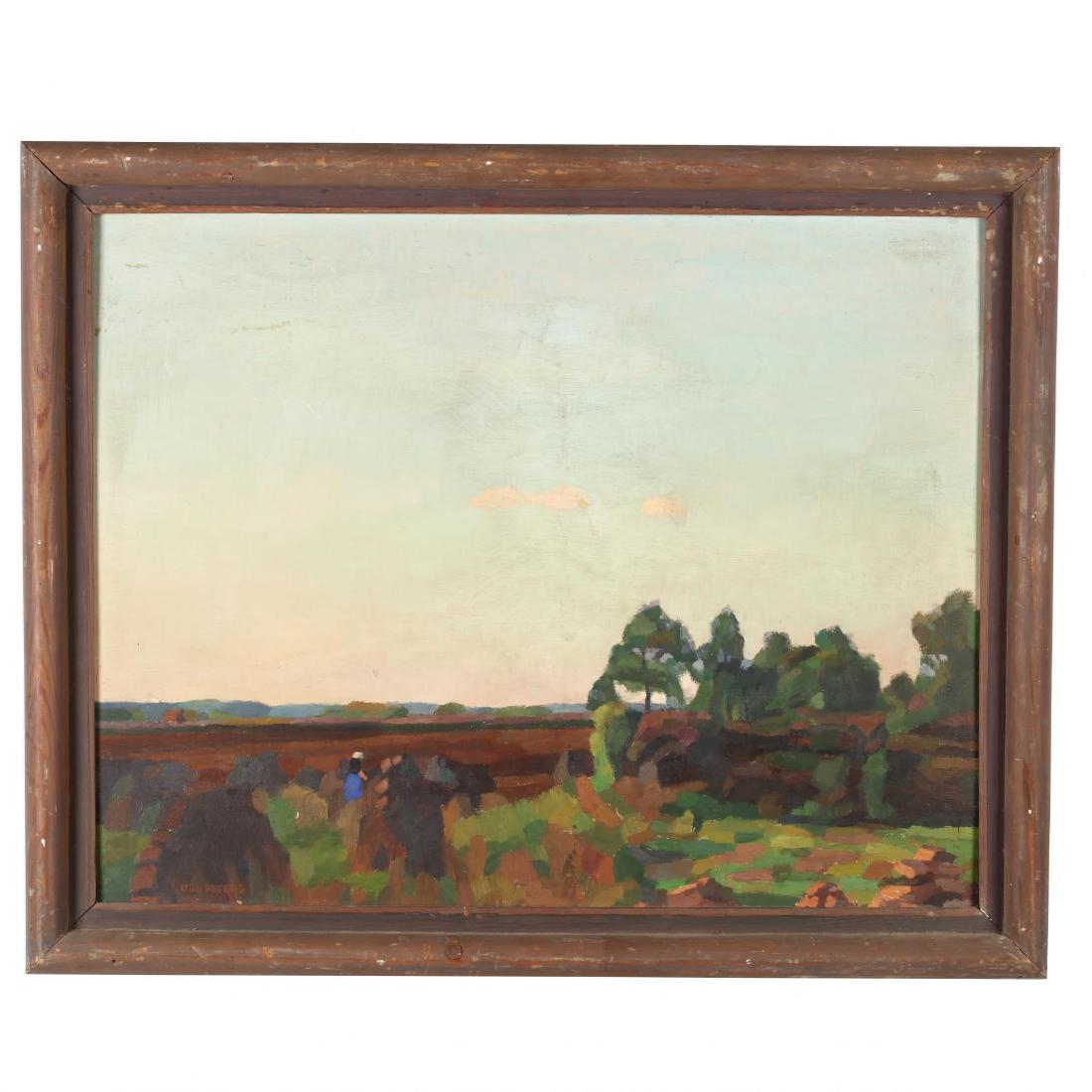 Udo Peters (German, 1884-1964), Landscape with Figure (1 of 3)