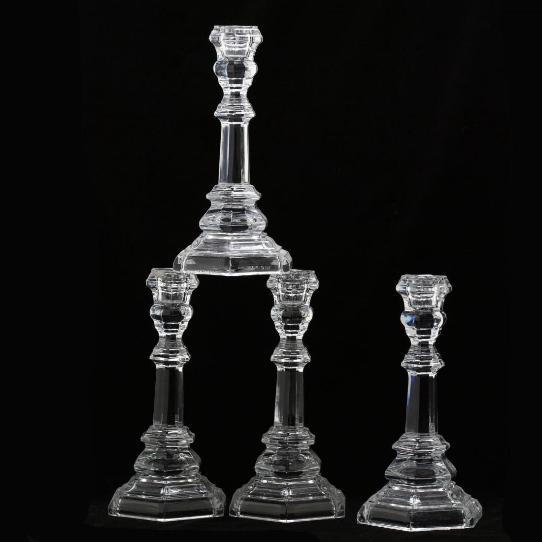 Tiffany & Co., Set of Four Crystal Candlesticks (1 of 3)