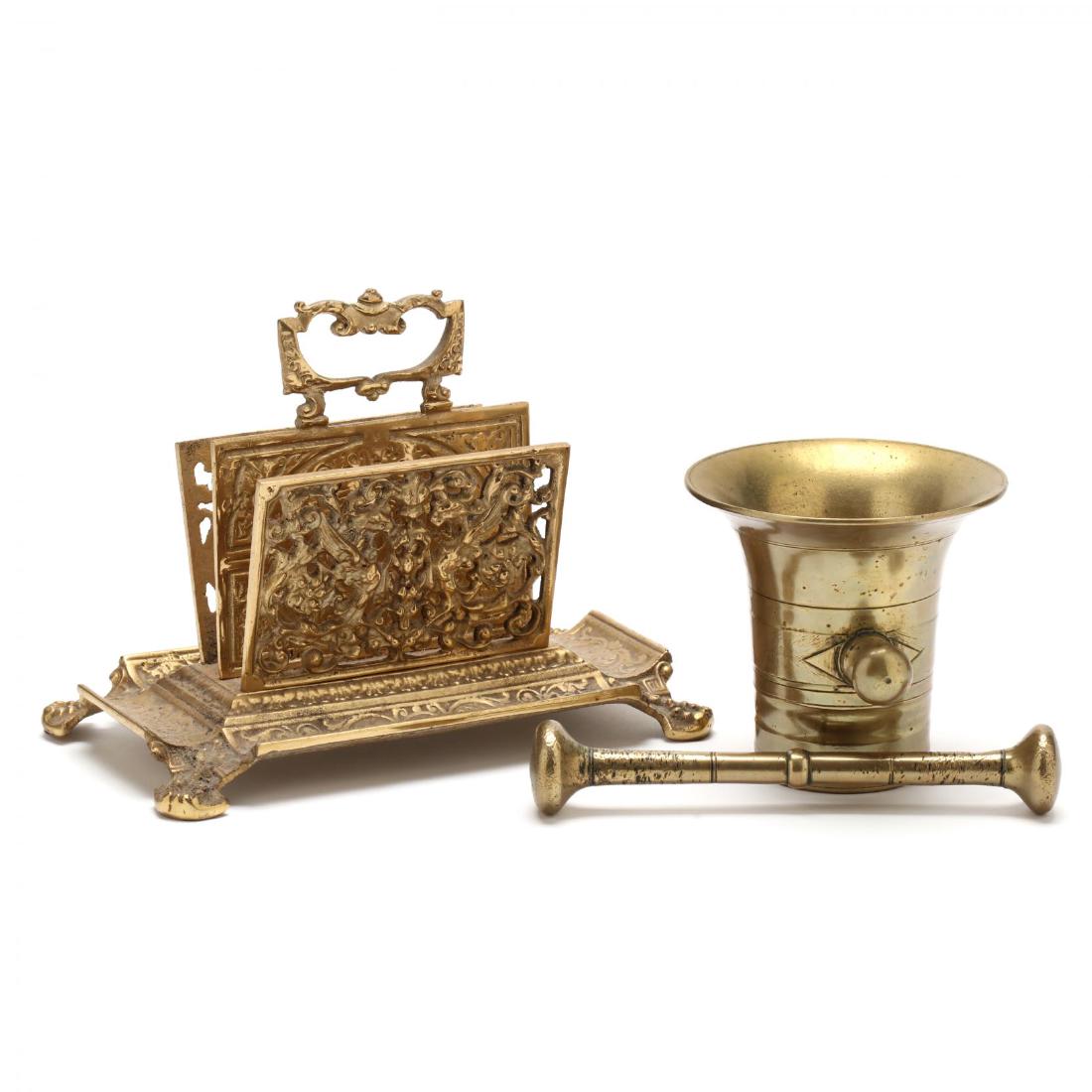 Two Antique Brass Accessories (1 of 3)