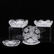 Five Pieces of American Brilliant Period Cut Glass