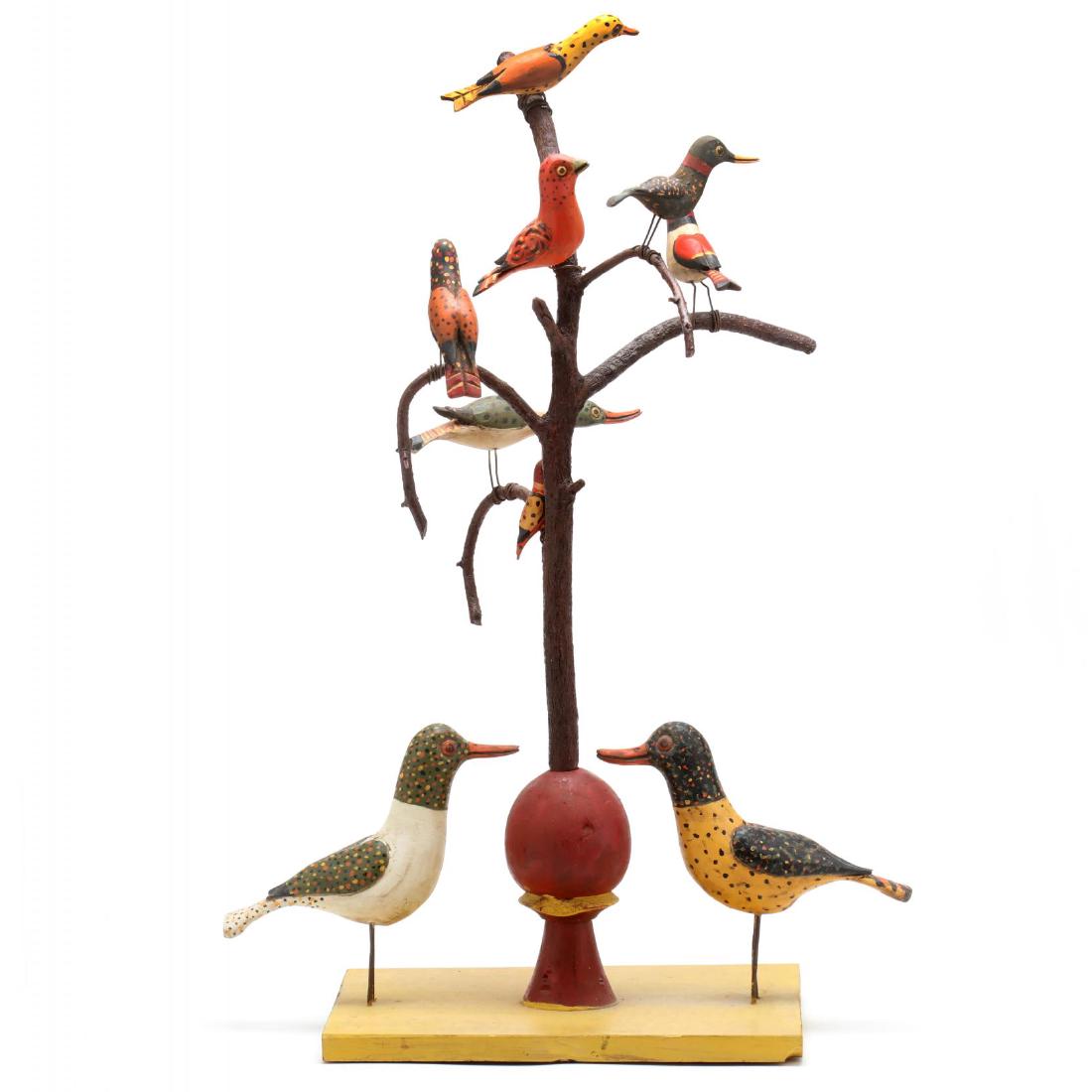 Folky Bird Sculpture (1 of 4)