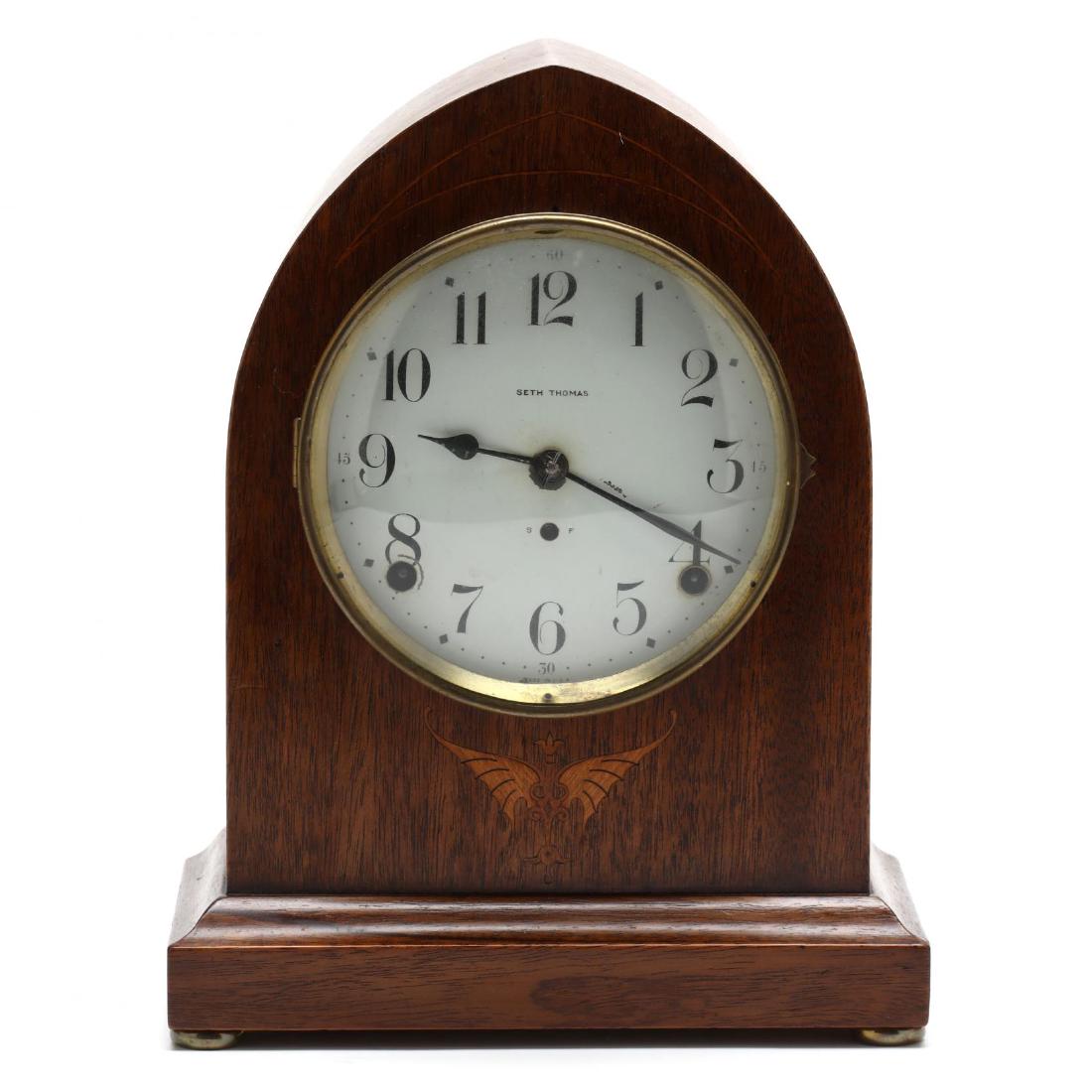 Seth Thomas Inlaid Mantle Clock (1 of 4)