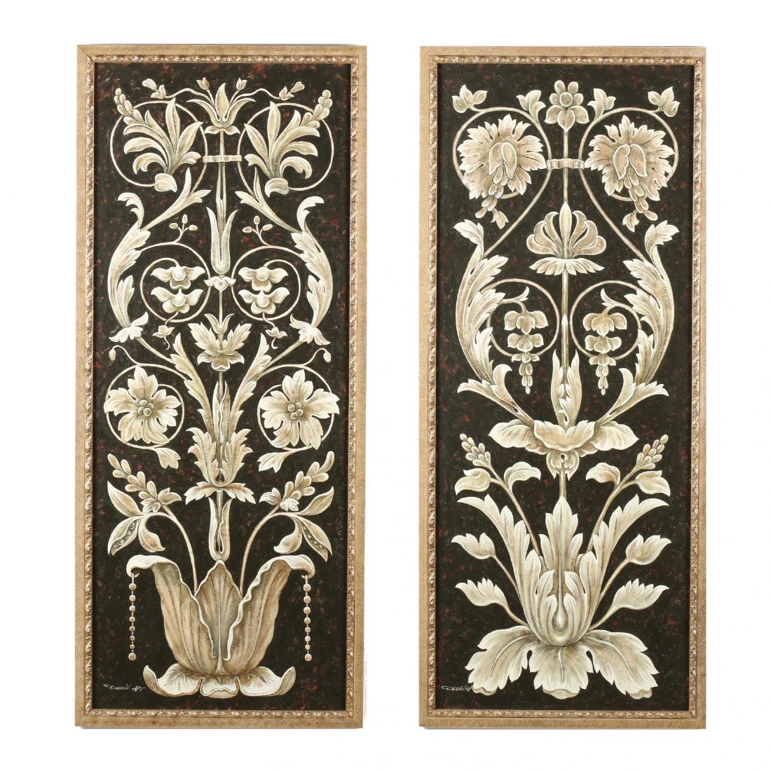 The Raschella Collection Pair Of Decorative Painted Apr 15 17 Leland Little Auctions In Nc The Raschella Collection Pair Of Decorative Painted Apr 15 17 Leland Little Auctions In Nc